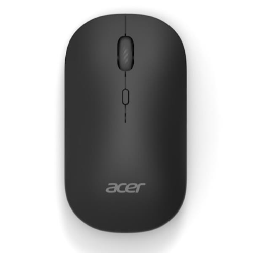 Acer AMR130, Ambidestro, RF senza fili + Bluetooth, 1600 DPI, Nero